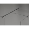 Mexen Kioto-X душ стена Walk-in 140 x 120 см, прозрачно 10 мм, gun metal - 800-140-202-95-00-120-X