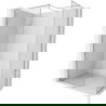 Mexen Kioto-XF стена за душ Walk-in с рамка 90 x 70 cm, прозрачно 10 mm, хром - 800-090-202-04-00-070-XF