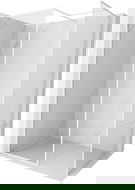 Mexen Kioto-XF параван за душ Walk-in с рамка 140 x 100 cm, прозрачен 10 mm, бял - 800-140-202-04-20-100-XF