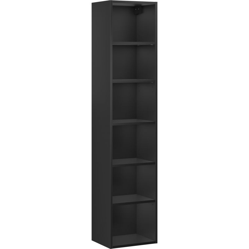 Mexen Box-A корпус на баня с колона 35 см, черен мат - 91AX1-1600-300-1-71