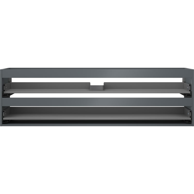 Mexen Box-A корпус на шкаф под мивка 160 см, 2 чекмеджета, графит мат