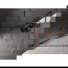 Mexen Kioto-XF душ екран Walk-in с рамка 90 x 70 см, прозрачна 10 mm, розово злато - 800-090-202-04-60-070-XF