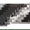 Mexen Kioto-XF душ-стена Walk-in с рамка 130x100 см, прозрачна 10 мм, матиран мед - 800-130-202-04-65-100-XF