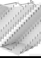 Mexen Киото-XF стена за душ Walk-in с рамка 110 x 100 cm, прозрачна 10 mm, gun metal - 800-110-202-04-95-100-XF