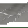 Mexen Kioto-XF преграда за душ Walk-in с рамка 140x120 cm, прозрачно 10 mm, четкан никел - 800-140-202-04-97-120-XF