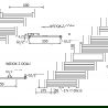 Mexen Hades баня радиатор 1500 x 600 мм, 649 W, златист - W104-1500-600-00-50