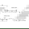 Mexen Hades баня радиатор 800 x 500 мм, 305 W, златист - W104-0800-500-00-50