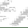 Mexen Helios радиатор за баня 1800 x 500 mm, 667 W, златен - W103-1800-500-00-50