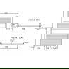 Mexen Mars банян радиатор 900 x 600 мм, 340 W, златен - W110-0900-600-00-50