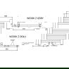 Mexen Mars радиатор за баня 500 х 400 мм, 141 W, златен - W110-0500-400-00-50