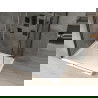 Mexen Omega душ кабина плъзгаща 130 x 100 см, прозрачна, черна + поддон Flat, бял - 825-130-100-70-00-4010B