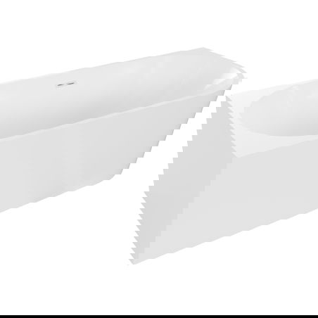 Mexen Mia свободностояща ъглова лява вана 140 x 75 см, бяла, преливник бял - 52691407500L-20