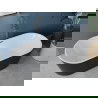 Mexen Luna свободностояща вана 140 x 75 см, бяла/черна, преливник gun gray четкан - 52031407575-66