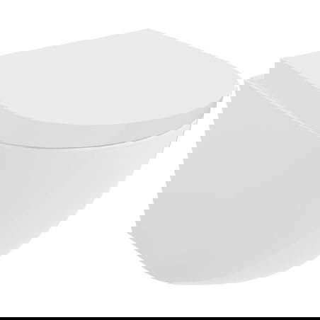 Mexen Lena тоалетна чиния Rimless Tornado с капак бавно падащ, твърд, дуропласт, бял гланц - 30220200T