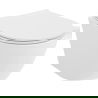 Mexen Lena тоалетна чиния Rimless Tornado с тънка дъска със забавено падане, дуропласт, бял гланц - 30220500T