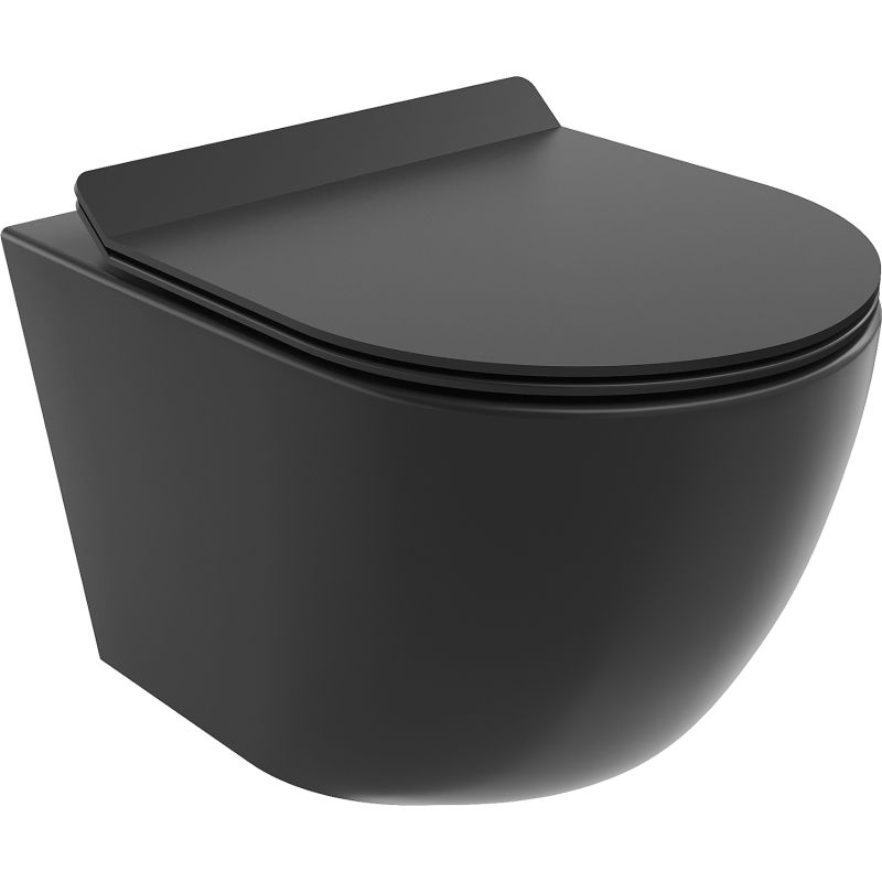 Mexen Lena тоалетна чиния Rimless Tornado с бавно спускащ се капак slim, дуропласт,