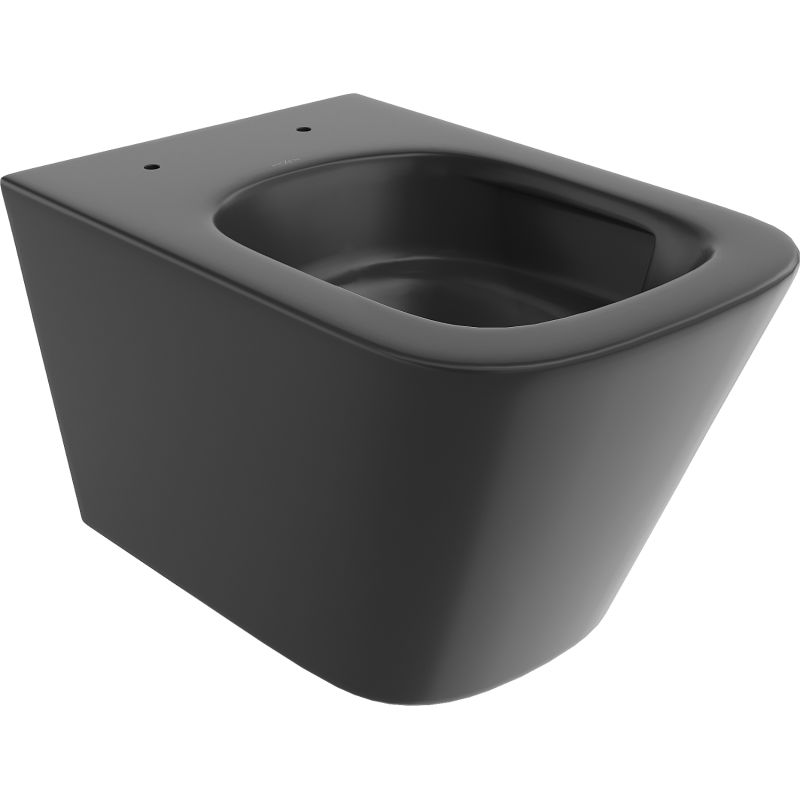 Mexen Teo WC чиния Rimless Tornado, черен мат - 3385XX85T