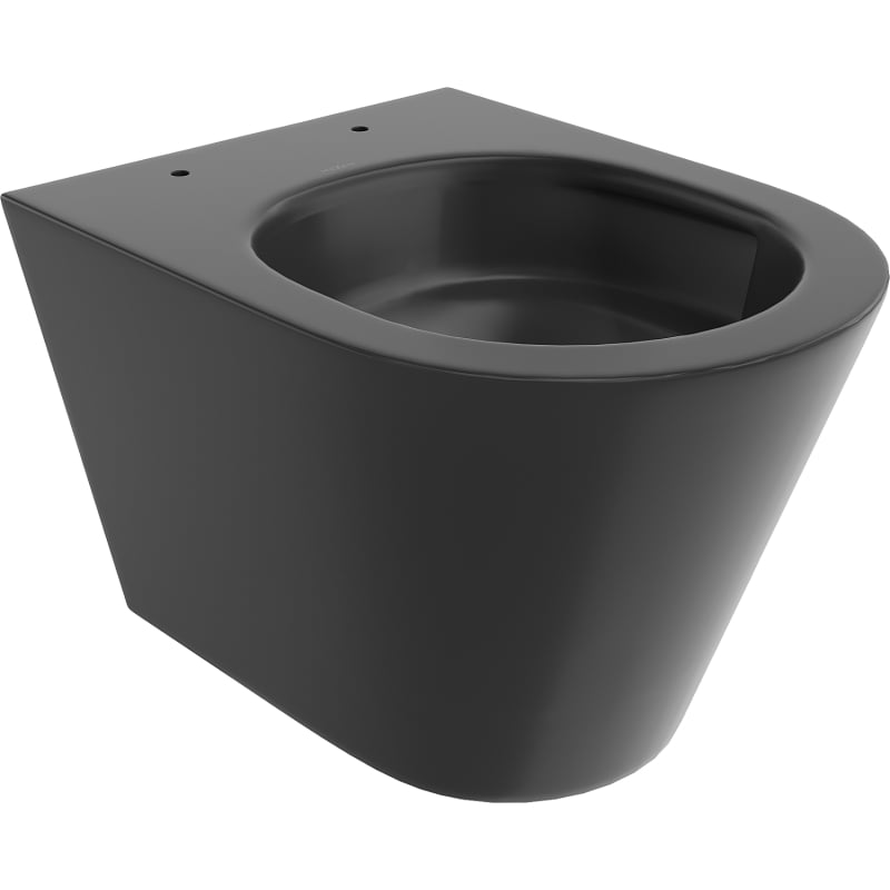 Mexen Rico висяща тоалетна чиния Rimless Tornado, черен мат - 3372XX85T