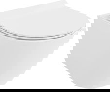 Mexen Carmen тоалетна чиния Rimless Tornado със седалка със забавено затваряне slim, дуропласт, бял гланц - 30880100T