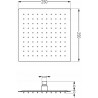 Mexen Uno DR02 скрит душ комплект, златен - 71435DR02-50