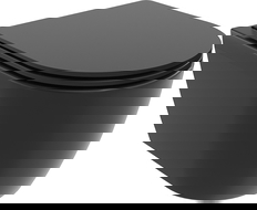 Mexen Carmen WC чиния Rimless Tornado с меко затваряща седалка slim, дуропласт, черен мат - 30881085T