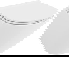 Mexen Carmen тоалетна чиния Rimless с тънка падаща седалка, дуропласт, бял