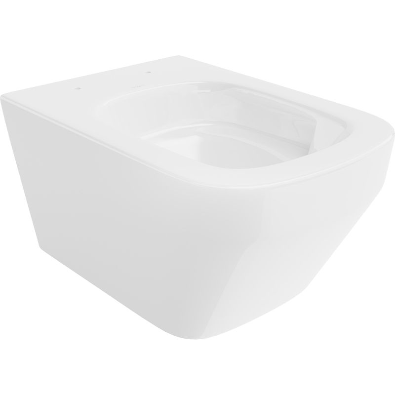 Mexen Riva WC чиния Rimless Tornado, бяла гланц - 3363XX00T