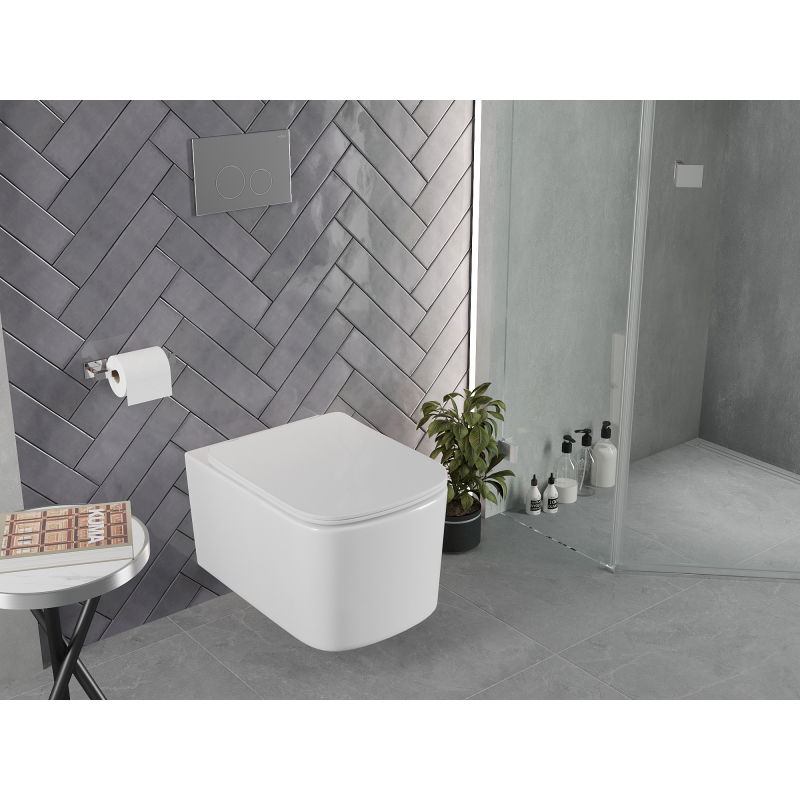 Mexen Vivo тоалетна чиния без ръб Rimless Tornado, бял гланц - 3361XX00T