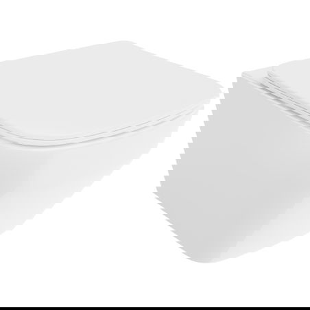 Mexen Riva тоалетна чиния Rimless Tornado със седалка с плавно падане slim, дуропласт, бял гланц - 30630200T
