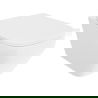 Mexen Riva WC чиния Rimless Tornado със забавено падане на капака slim, дуропласт, бял гланц - 30630200T