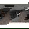 Mexen Rico WC чиния Rimless Tornado с тънка седалка със забавено падане, дуропласт, матово черно - 30720185T