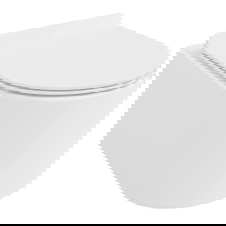 Mexen Sofia тоалетна чиния Rimless Tornado с капак със забавено падане slim, дуропласт, бял гланц - 30540100T