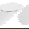 Mexen Sofia Rimless WC тоалетна чиния с тънка седалка, дуропласт, бял гланц - 30540500