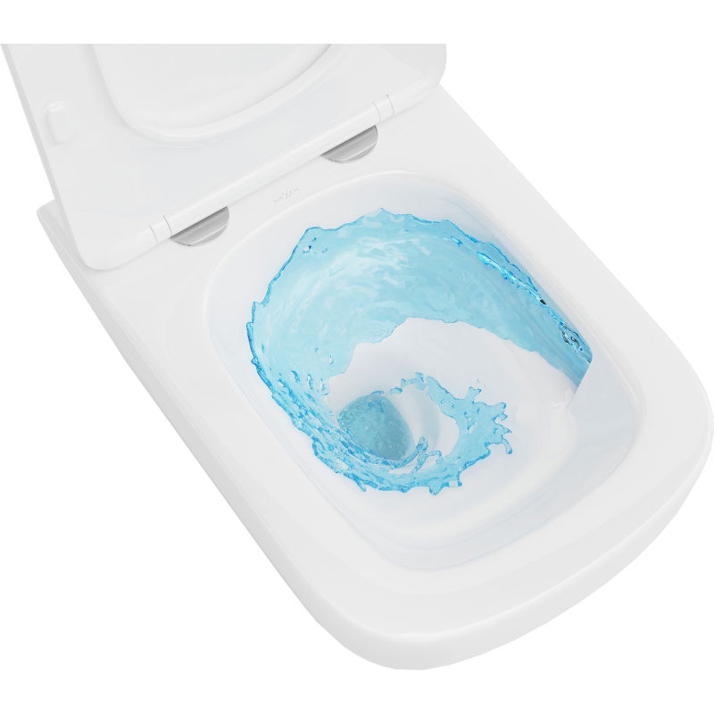 Mexen Riva тоалетна чиния Rimless Tornado, бял гланц - 3363XX00T