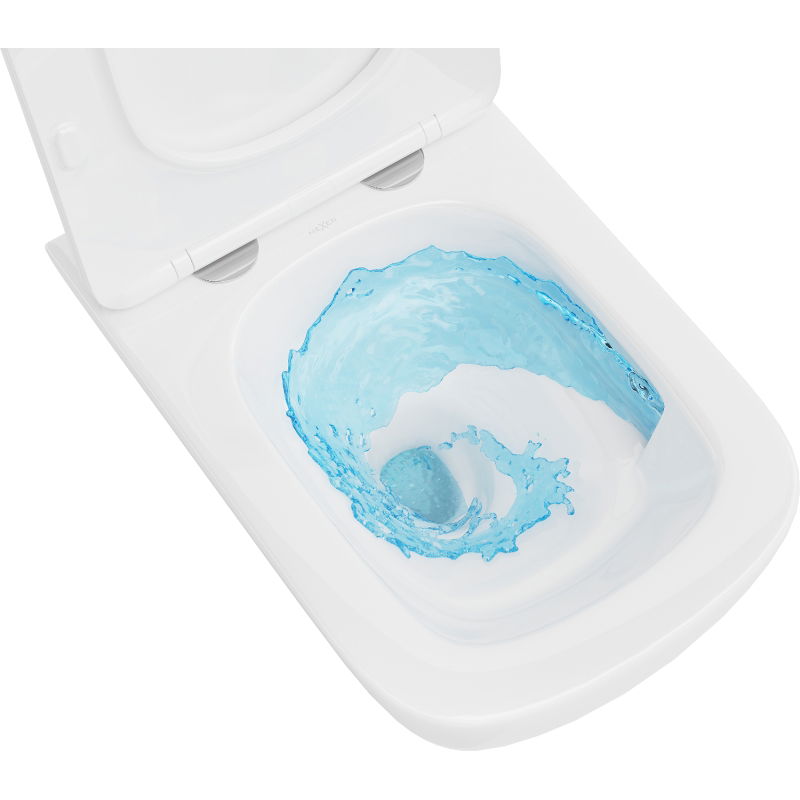 Mexen Timo тоалетна чиния Rimless Tornado, бял гланц - 3365XX00T