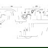 Mexen Rico WC Rimless Tornado с бавно падаща седалка, твърда, дуропласт, бял гланц - 30720200T