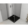 Mexen Roma люлееща се душ кабина 90 x 90 см, прозрачна, хром + поддушово корито