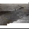 Mexen Lunar полукръгла душ кабина, отваряемо ляво 90 x 70 см, прозрачна, златна - 833-090L-070P-50-00