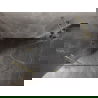 Mexen Lunar полукръгла душ кабина с врата, лява 100 x 70 cm, прозрачна, златисто-матова - 833-100L-070P-55-00