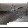 Mexen Lunar полукръгла душ кабина с отварящи се врати 80 x 80 cm, прозрачна, розово злато - 833-080L-080P-60-00