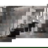 Полукръгла душ кабина Mexen Lunar с панти 80 x 80 см, прозрачна, мед матова - 833-080L-080P-65-00