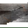 Mexen Lunar полукръгла душ кабина с ляво отваряне 100 x 80 cm, прозрачна, четкана мед - 833-100L-080P-65-00