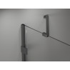 Mexen Lunar душ кабина полукръгла отваряема 100 x 100 см, прозрачна, пистолетно