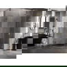 Mexen Lunar право полукръгла душкабина с врата 100 x 90 cm, прозрачна, златна - 833-100P-090L-50-00
