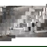 Mexen Lunar L петстенна душ кабина с лява врата 80 x 80 см, прозрачна, хром - 831L-080L-080P-01-00-L
