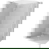 Mexen Lunar L петостенна душ кабина лява 100 x 80 см, прозрачна, хром - 831L-100L-080P-01-00-L