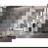 Mexen Lunar L петостенна душ кабина лява 100 x 80 см, прозрачна, хром - 831L-100L-080P-01-00-L