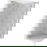 Mexen Lunar L петостенна душ кабина с лява врата 90 x 90 cm, прозрачна, златна - 831L-090L-090P-50-00-L