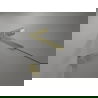 Mexen Lunar L петостенна душ кабина с лява врата 90 x 90 cm, прозрачна, златна - 831L-090L-090P-50-00-L