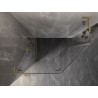 Mexen Lunar L петстенна душ кабина лява 100 x 80 см, прозрачна, златна четкована